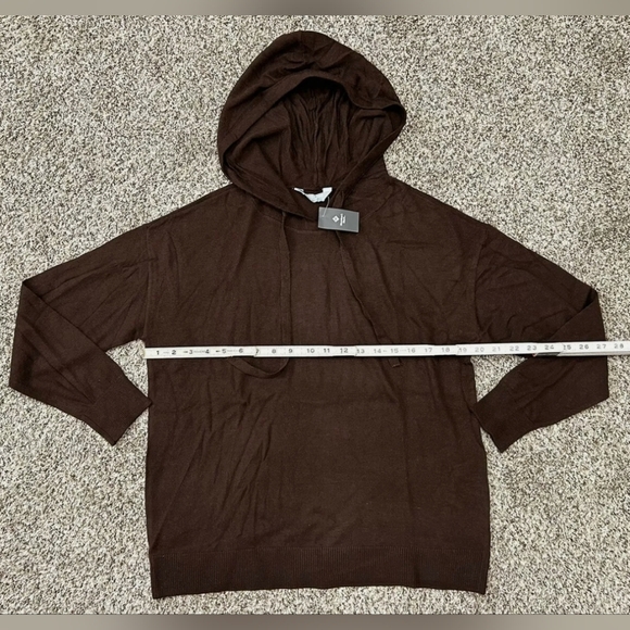 Luxury Cashmere Blend Hoodie Size SMALL New - Picture 3 of 6